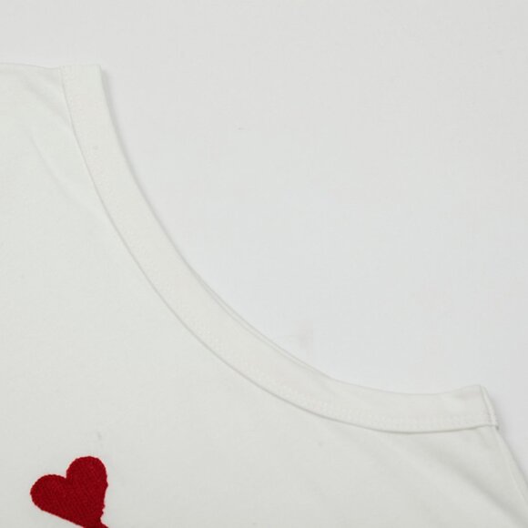 Ami White Sleeveless T Shirt - Picture 5 of 8